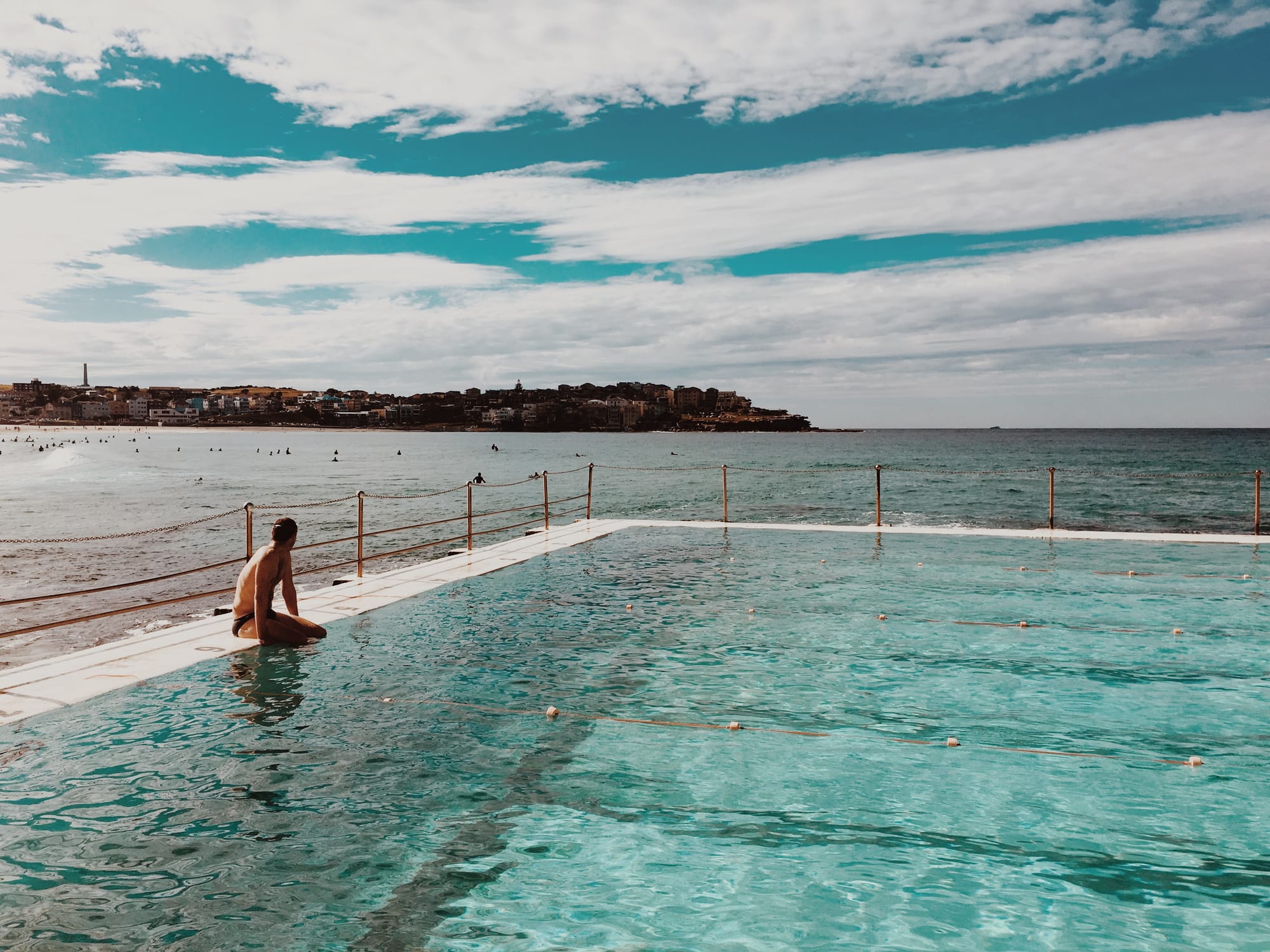 a swimming pool library