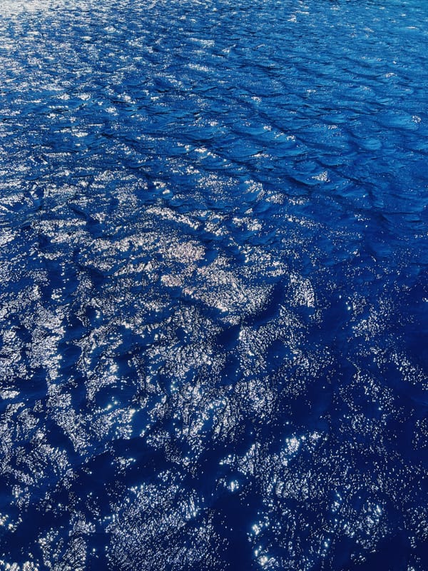 Echoes of sun on water