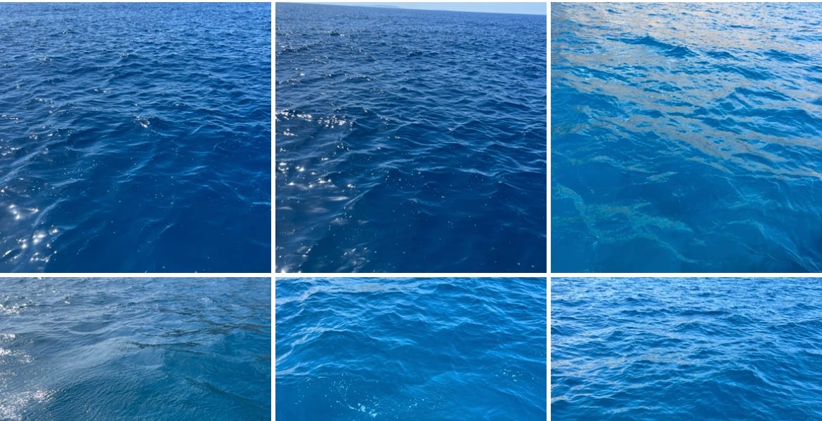 Echoes of sun on water